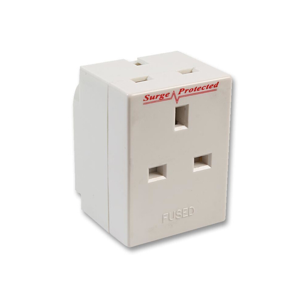 Pro Elec - 3 Way Surge Protected Plug Adaptor, 13A Fused 8800202316198
