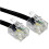 RARAION - Black RJ11 Plug to Plug Modem Cable - 5m 1