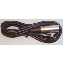 PRO SIGNAL - 3 Pin XLR Plug to 3.5mm Mono Jack Plug Lead, 2m Black
