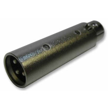 PRO SIGNAL - XLR DMX Adaptor, 3 Pin Plug  to 5 Pin Socket