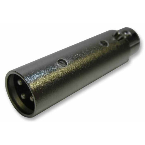 PRO SIGNAL - XLR DMX Adaptor, 3 Pin Plug  to 5 Pin Socket