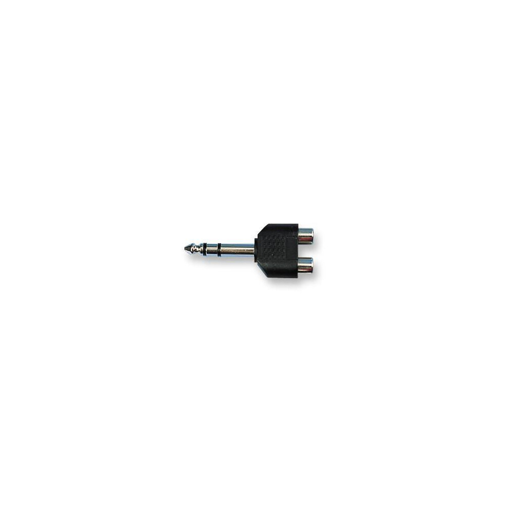 Pro Signal - Adaptor, 2X Phono Socket To 6.35Mm Plug Stereo 642610979989
