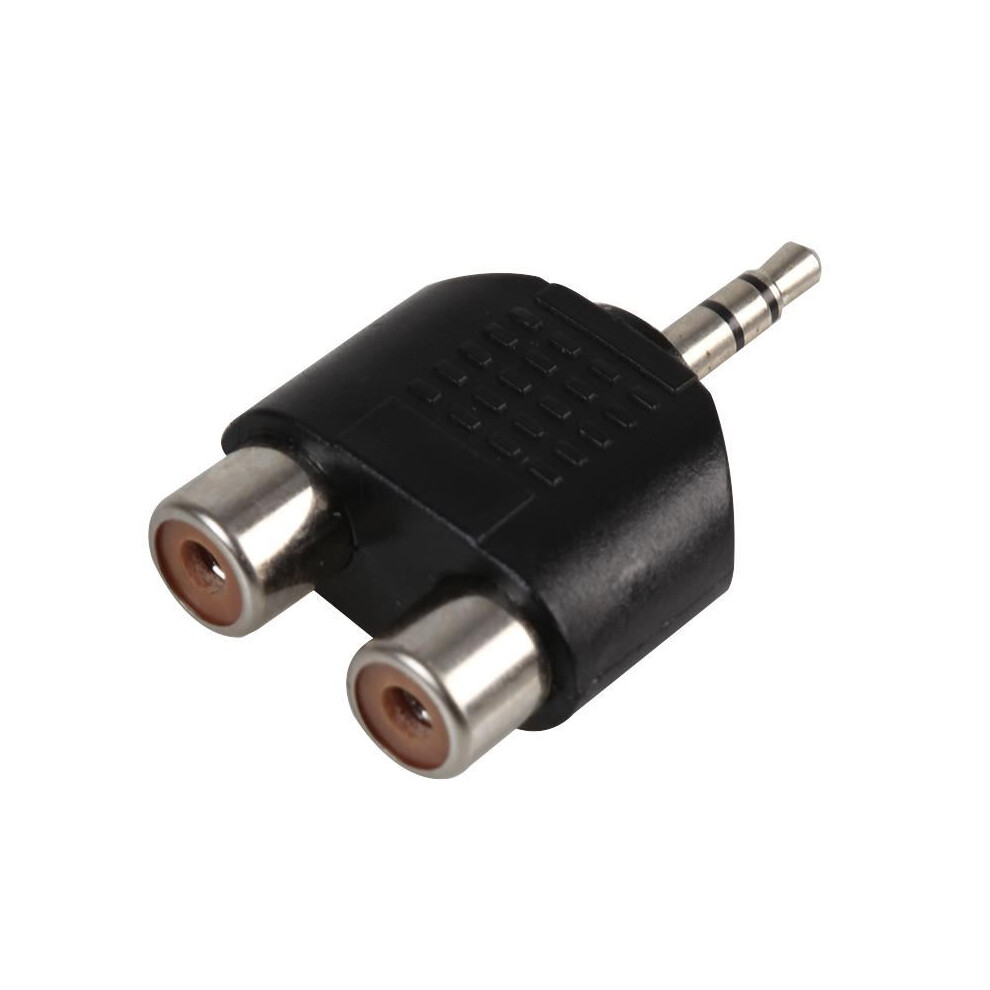 Pro Signal - Adaptor, 2X Phono Socket To 3.5Mm Plug 5051259046955