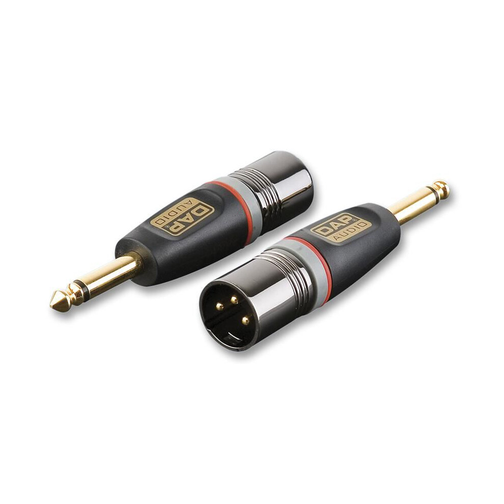 Xcaliber - 3-Pin Xlr Male To 6.35Mm (1/4") Mono Jack Male Adaptor 3551984132975