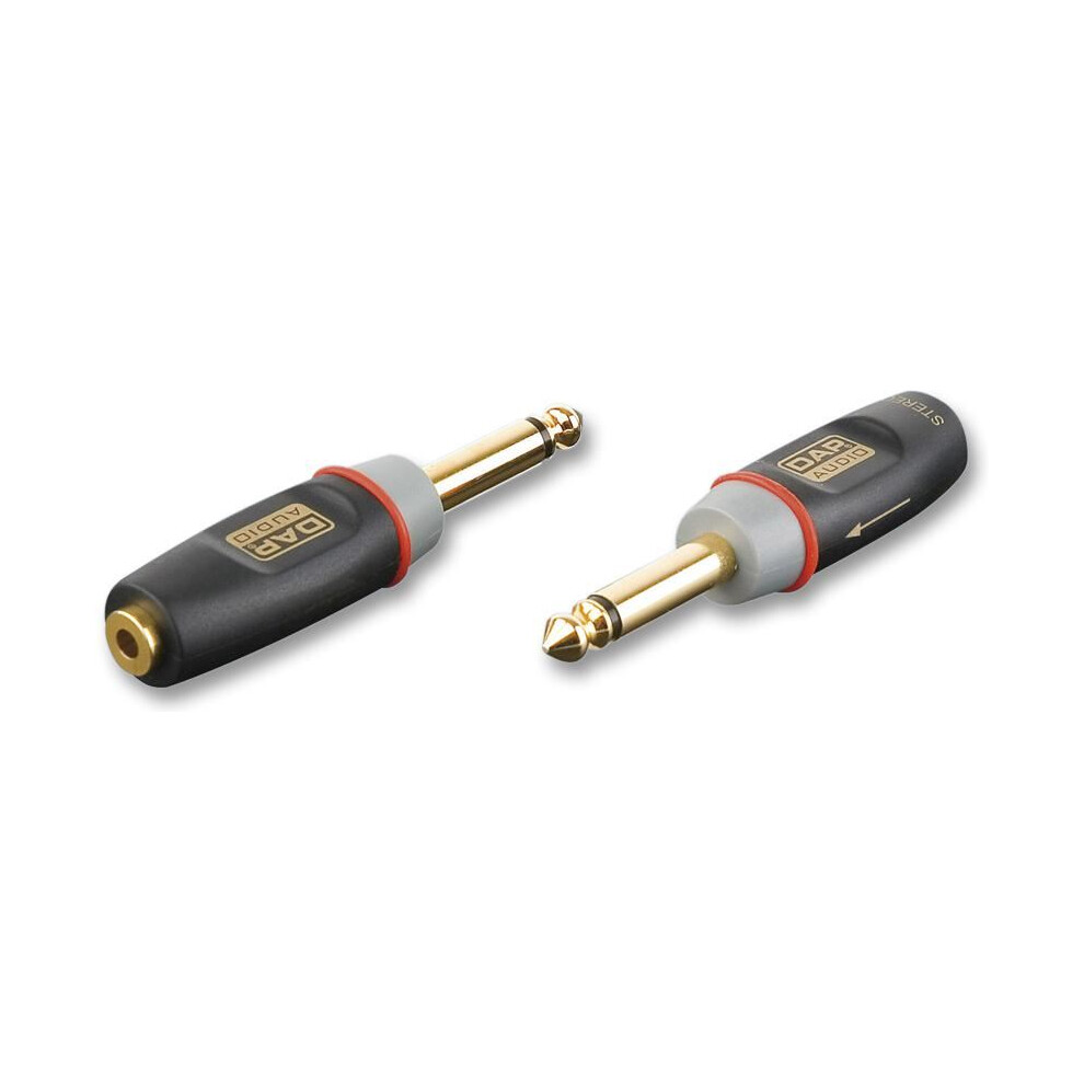 Xcaliber - 6.35Mm (1/4") Mono Jack Male To 3.5Mm Stereo Jack Female Adaptor 3551984142097