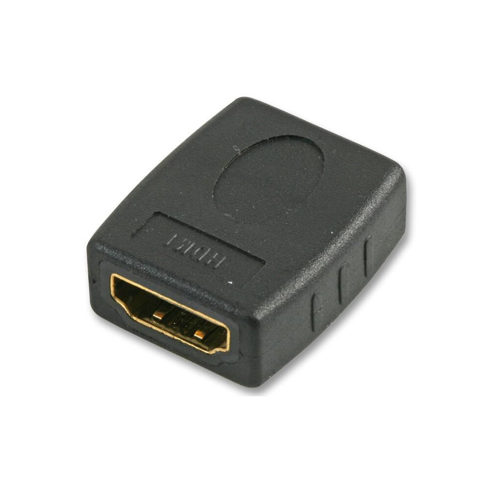 Pro Signal - Hdmi Coupler / Adaptor Socket To Socket, Gold 5051259051836