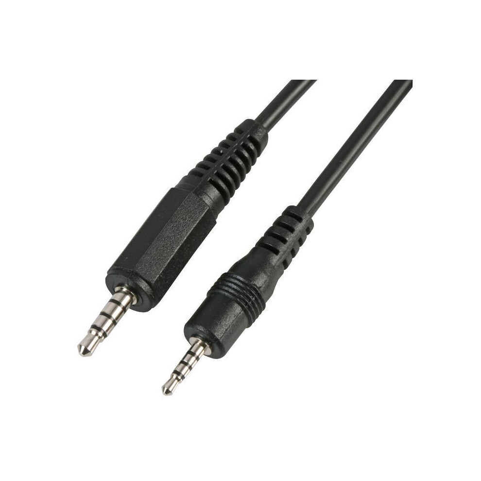 Pro Signal - 3.5Mm To 2.5Mm 4 Pole Jack To Jack Lead, 1.8M Black 5051259055032