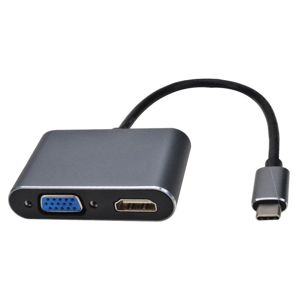 Pro Signal - Usb-C To 4K Hdmi And 1080P Vga 2-In-1 Video Adaptor, 5051259220287