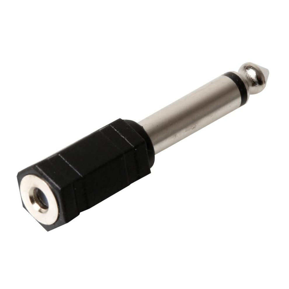 Pro Signal - 3.5Mm Stereo Socket To 6.35Mm Mono Jack Adaptor 5051259198654