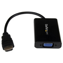 STARTECH - HDMI to VGA Video Adaptor Converter with Audio for Desktops, Laptops & Ultrabooks