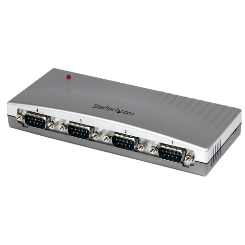 StarTech.com STARTECH - 4 Port USB to RS232 9 Way Serial Adaptor