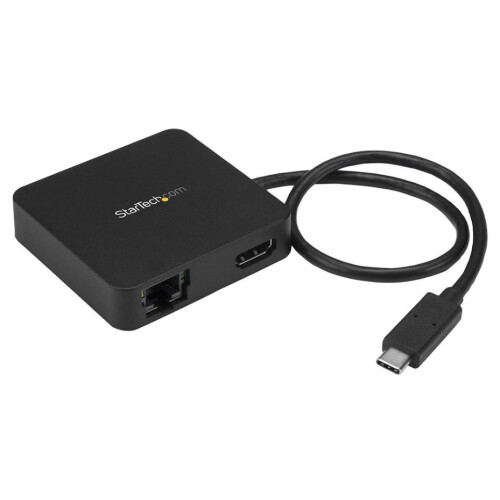 StarTech.com STARTECH - USB-C to USB-A USB-C HDMI RJ45 Multiport Adaptor, Black