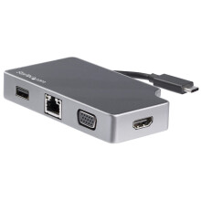 STARTECH - USB-C Multiport Adaptor with 4K HDMI, VGA, USB & Power Delivery 3.0