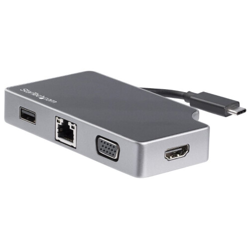 StarTech.com STARTECH - USB-C Multiport Adaptor with 4K HDMI, VGA, USB & Power Delivery 3.0