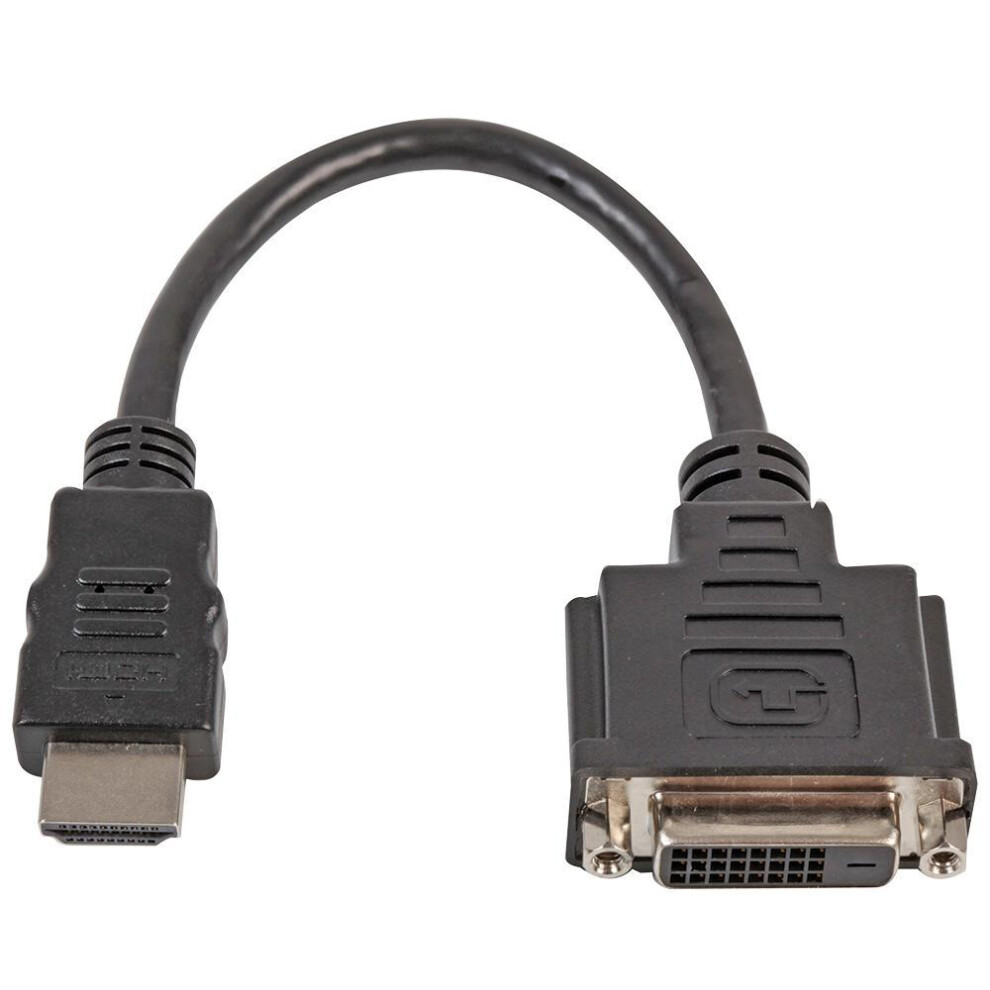 Pro Signal - Hdmi Male To Dvi-D Female Lead, 0.2M Black 5051259205390