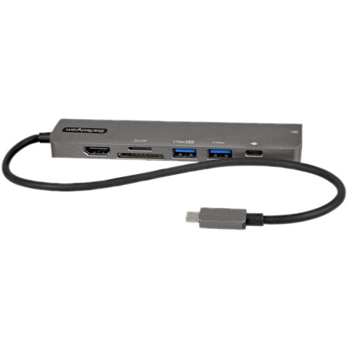 StarTech.com STARTECH - USB-C Multiport Adaptor with 4K HDMI Card Reader LAN & 100W Power Delivery