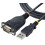 StarTech.com STARTECH - USB to RS232 Serial Adaptor Cable, 1m 1
