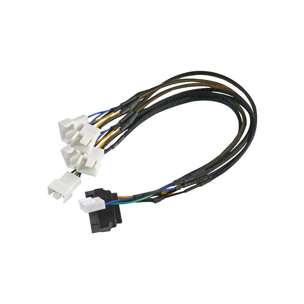 Akasa - Sata To 5X Pwm Fan Power Splitter Lead, 45Cm 4710614532618