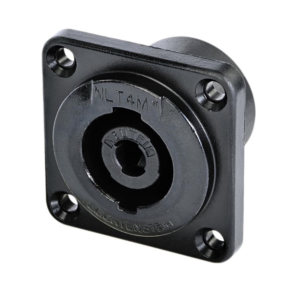 Neutrik - 4 Pole Male Plug Chassis Speakon Connector 3561104122595