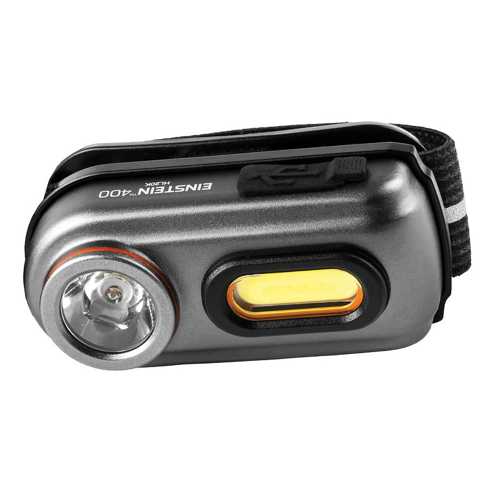NEBO SPORTS - Einstein 400 Rechargeable Head Torch-image-OPC-PFCPF5F-NEW