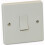 CRABTREE - 10AX 1 Gang 1 Way SP Light Switch, White 1