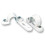 PRO POWER - Round Conduit Spacer Bar Saddle 20mm White 1