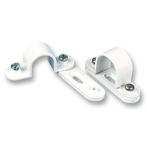 PRO POWER - Round Conduit Spacer Bar Saddle 20mm White