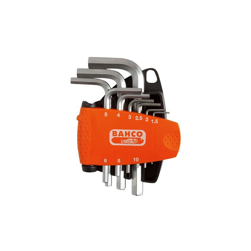 Bahco - BE-9878 Metric Hex L-Key Set, 9 Piece