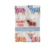 Lovely Hairy Coo Scottish Multicoloured Highland Cow 100% Cotton Cooking Apron
