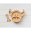 Super Cute Scottish Hairy Coo Childrens Bamboo Segmented Suction Dining Plate 1