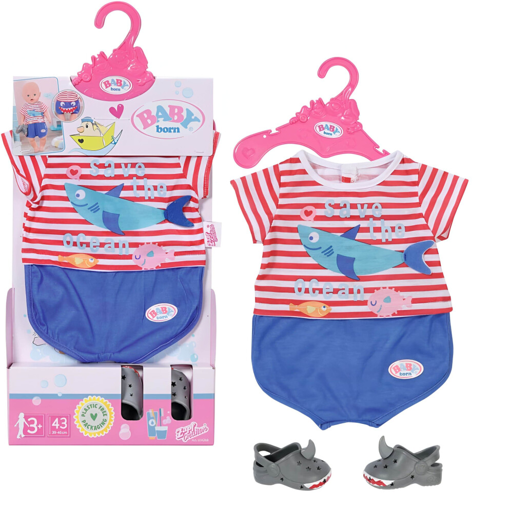 BABY born Bath Pyjamas with Shoes Blue