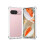 (Clear) For Google Pixel 9 Bumper Plain Silicone Gel Phone Case 4