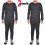 (Charcoal - 2 Pack, 13 Years) Kids Thermal Long Johns Set Plain Warm 2 Pack 1