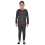 (Charcoal - 2 Pack, 7 - 8 Years) Kids Thermal Long Johns Set Plain Warm 2 Pack 3