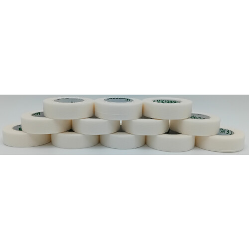 3M Micropore WHITE 1.25cm Pack of 12 REF: 1530-0