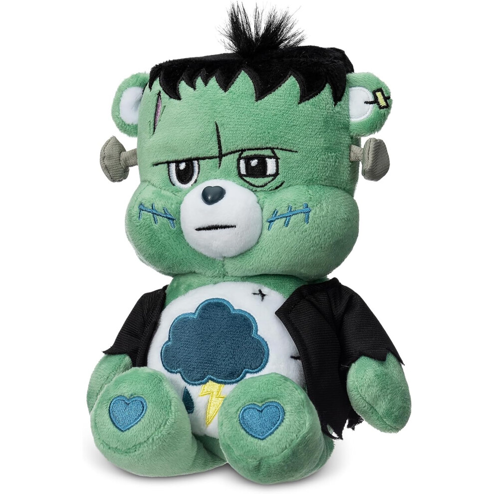 Care Bears Universal Monsters 9" Fun Size Plush - Grumpy Bear As Frankenstein - Soft, Huggable Plushie, Stuffed Animal For Girls And Boys, Ages 4+-image
