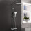 NES Home Modern Round Exposed Thermostatic Mixer Shower Set With Shower Head and Handheld 2