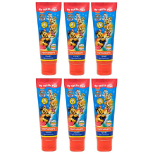 Nickelodeon Paw Patrol Bubblegum Children's Fluoride Toothpaste 75ml (x6 Tubes)