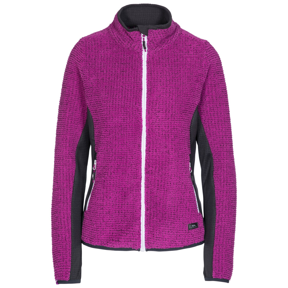 (6, Purple Orchid) Trespass Womens Fleece Jacket Full Zip Liggins