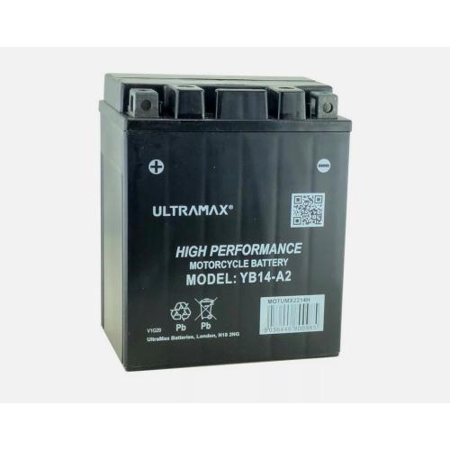 YB14-A2 Genuine Ultramax Motorcycle ATV Quad Buggy Battery