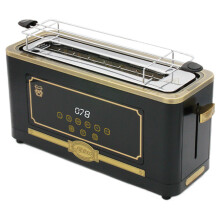 (Black) Kaiser Empire Retro Electric 2 Slice Toaster