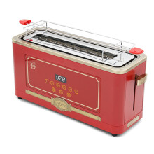 (Red) Kaiser Empire Retro Electric 2 Slice Toaster