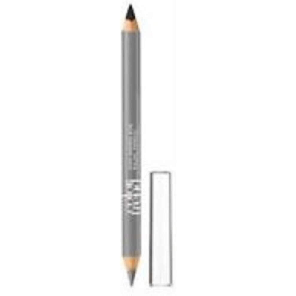 Avon color trend duo ended eye kajal pencil - black & silver