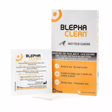 Blephaclean Eyelid Hygiene Wipes, 20 Pieces.  sterile napkin