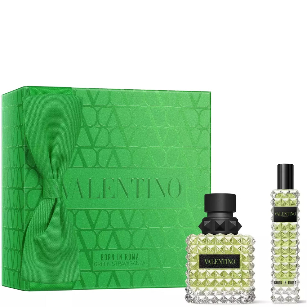 Valentino Born in Roma Donna Green 50ml EDP & 15ml Travel Spray