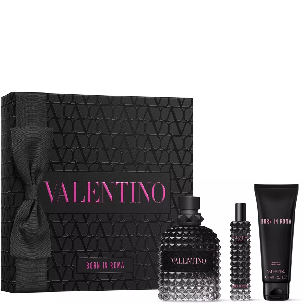 Valentino 100ml EDT, 75ml Shower Gel & 15ml Travel Spray Gift Set
