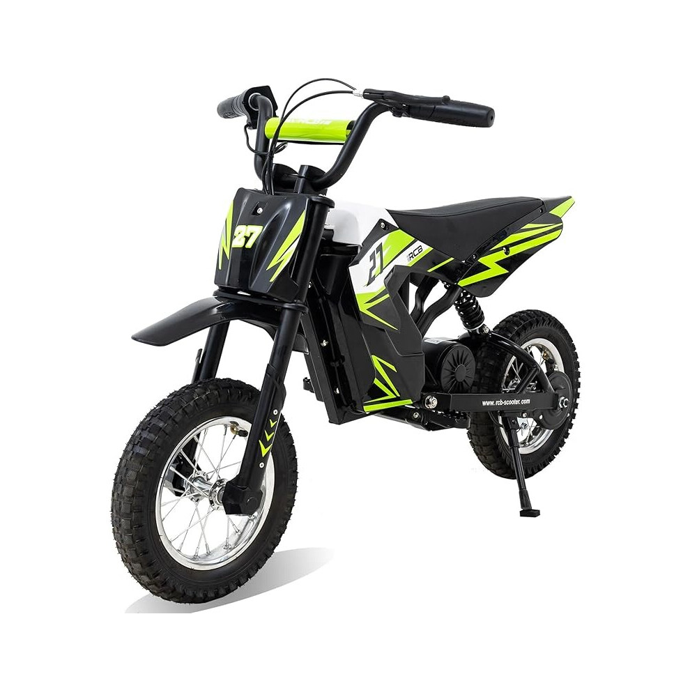 RCB R9X 12" Electric Motorcycle for Kids - 300W Motor, 36V, 15.5mph