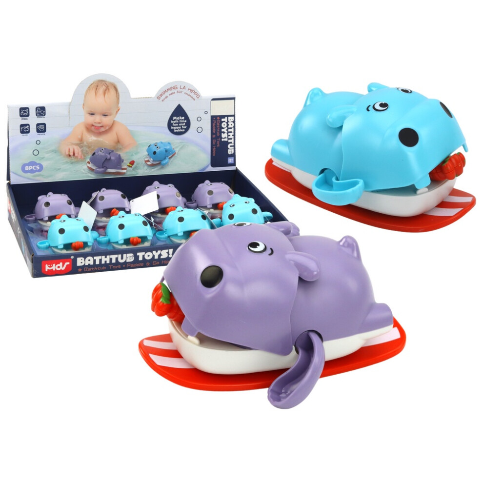 Floating Hippo Bath Toy: Fun & Educational