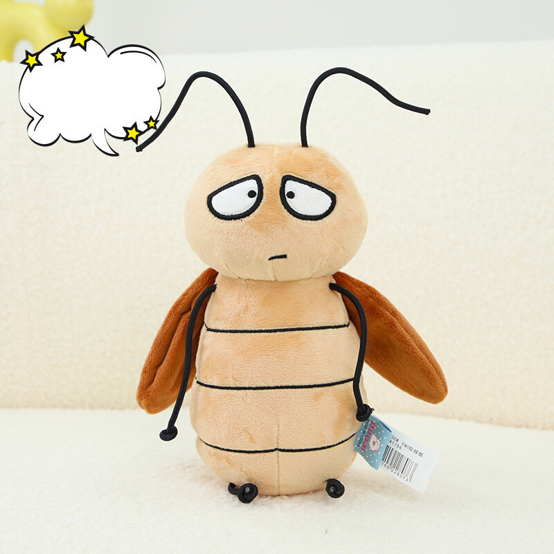 (Emo ) Cockroach Plush Toy Insect Doll Emojis Apple Decor Pendant ...