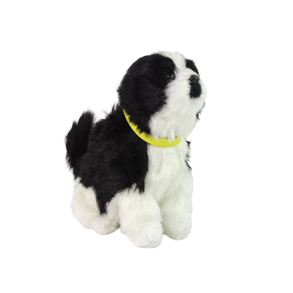 Interactive Plush Border Collie: Soft Fur, Realistic Reactions!